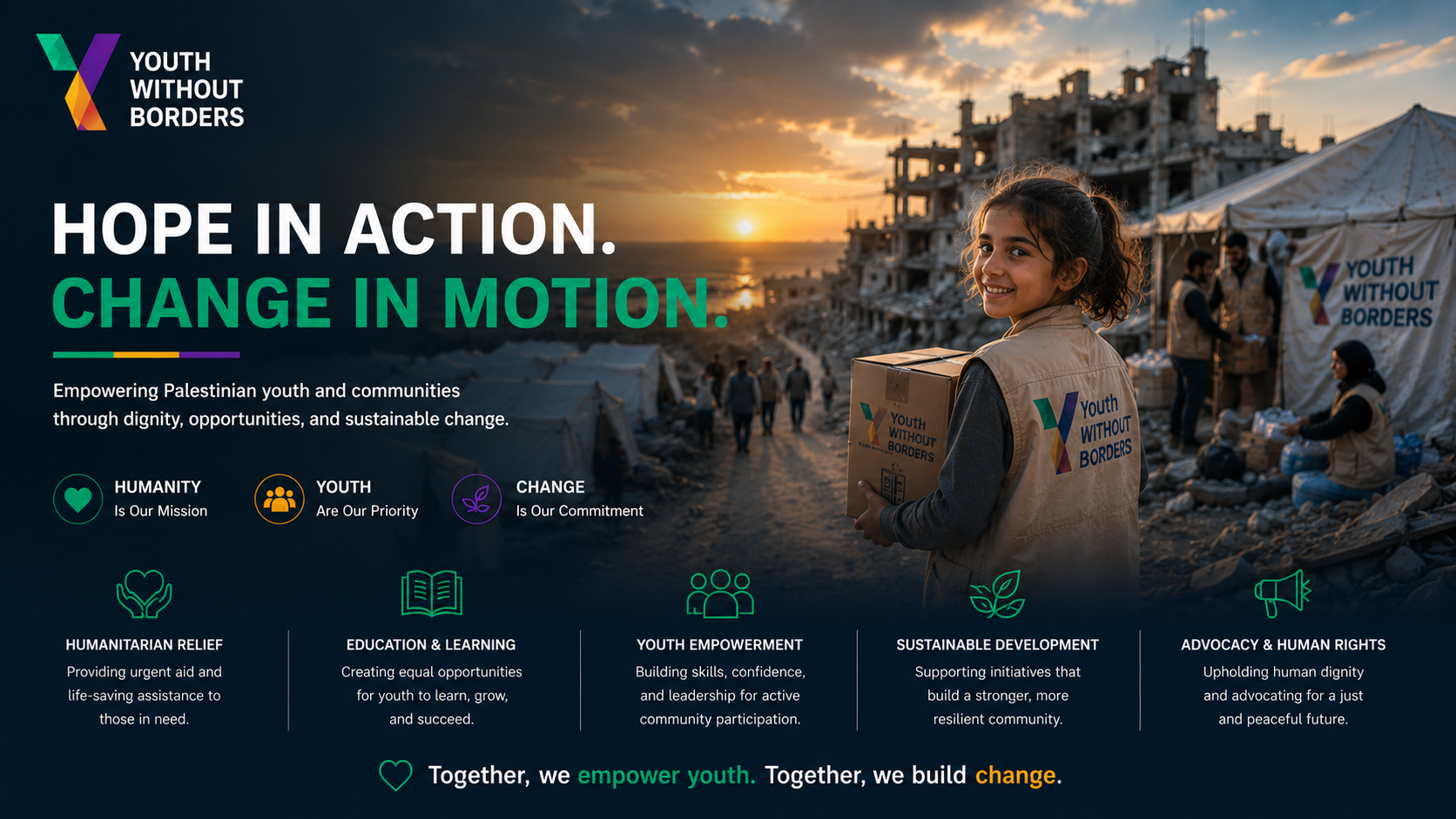 Youth Without Borders Homepage Hero Banner