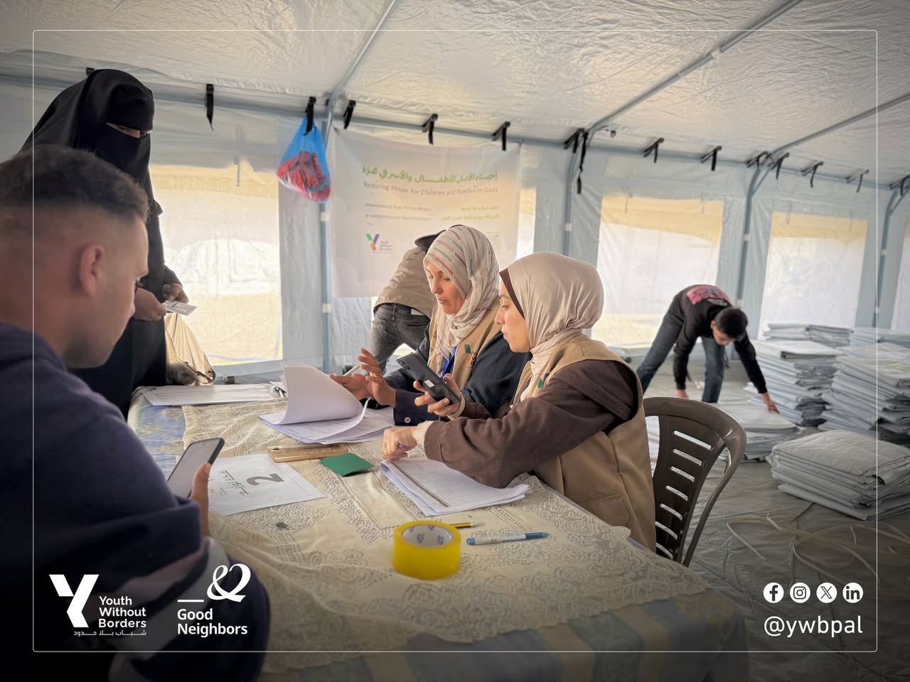 A campaign to distribute plastic tarpaulin sheets - gallery image 3